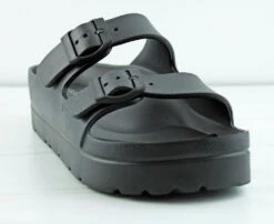 Bamboo Glee 01 Women's Double Buckle Jelly Platform Sandals