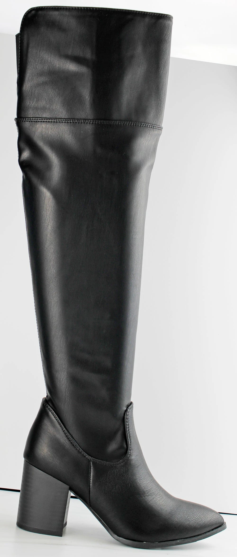 Iris 43 Women's Knee High Block Heeled Boots 4 Iris 43 Women's Knee High Block Heeled Boots - Image 2