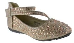 KD 01 KS Little Girls Ballet Ballerina Flats -Bamboo Store kd01champagne1 5f89c42d 69f3 442e 9876 8b2ff3013c86