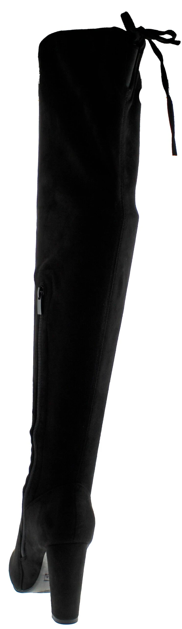Keen 1 Women's Faux Suede Thigh High Heeled Boots 11 Keen 1 Women's Faux Suede Thigh High Heeled Boots - Image 9
