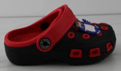 Little Kids Decorated Sling Back Classic Rubber Clogs -Bamboo Store kidsdecoratedslingbackblackred 2