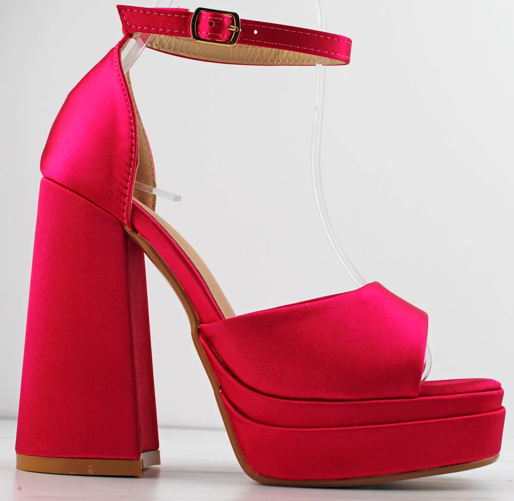 Lollie 43 Women's Platform Open Toe High Dress Heels 4 Lollie 43 Women's Platform Open Toe High Dress Heels - Image 2