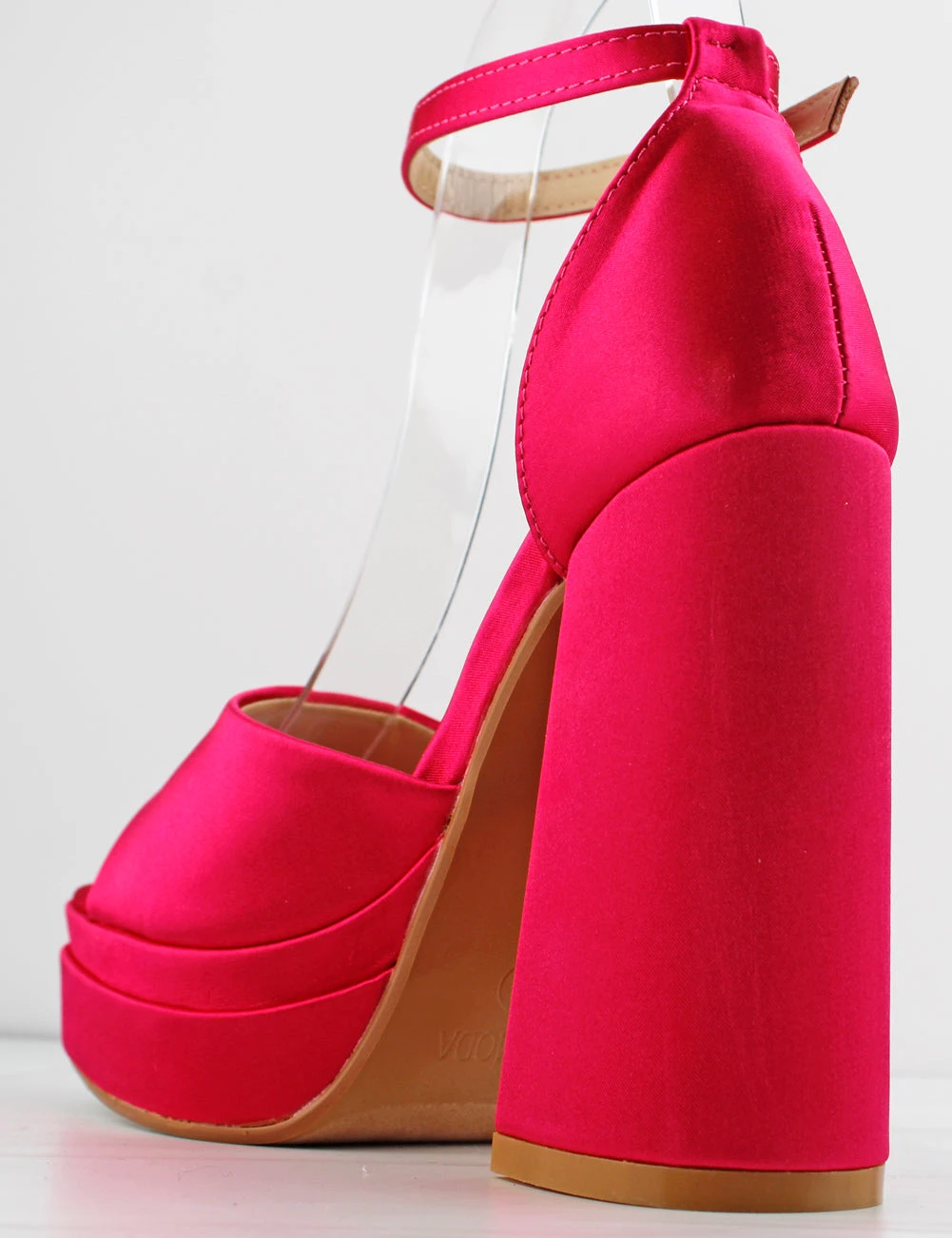 Lollie 43 Women's Platform Open Toe High Dress Heels 5 Lollie 43 Women's Platform Open Toe High Dress Heels - Image 3