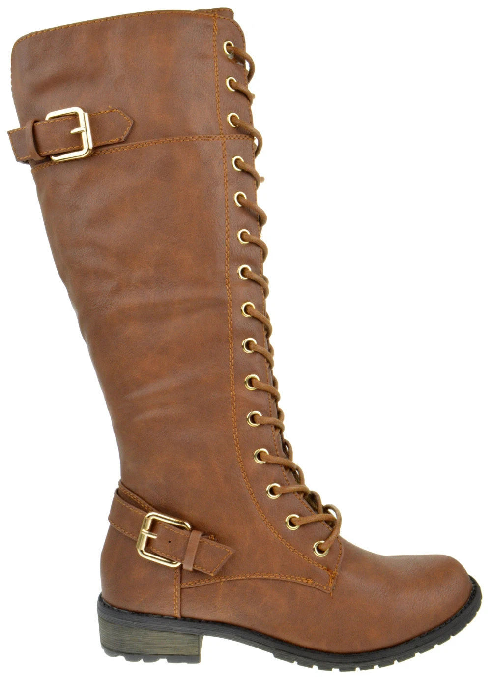 Mango 27 Women'sLace-Up Knee High Combat Boot 4 Mango 27 Women'sLace-Up Knee High Combat Boot - Image 2