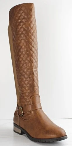 Forever Mango 35 Women's Knee High Quilted Riding Boots