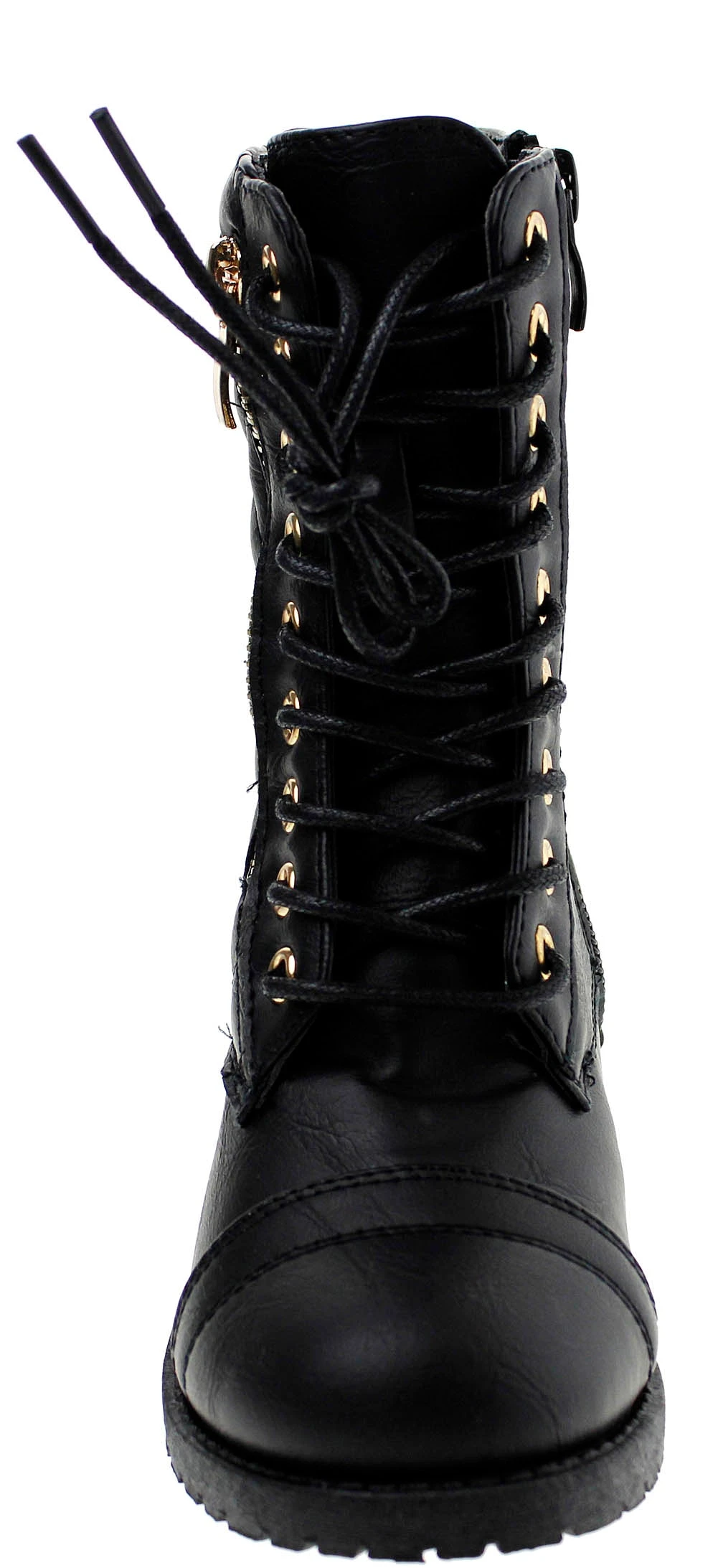 Mountain-82k GirlsKnee High Buckle Accent Combat Boot 5 Mountain-82k GirlsKnee High Buckle Accent Combat Boot - Image 3