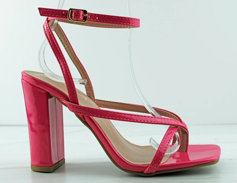 Nile 1 Women's High Block Heel Square Toe Dress Sandals 13 Nile 1 Women's High Block Heel Square Toe Dress Sandals - Image 11