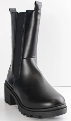 Forever Pacific 25 Women's Chunky Mid Calf Chelsea Boots