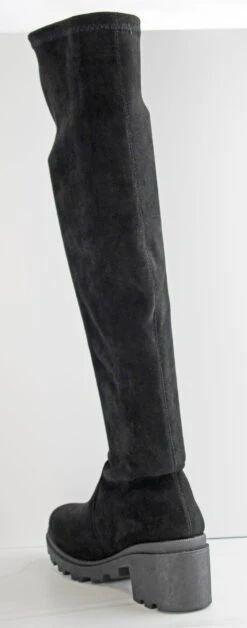 Forever Pacific 83 Women's Platform Lug Sole Knee High Suede Boots 13 Forever Pacific 83 Women's Platform Lug Sole Knee High Suede Boots -Bamboo Store pacific83blk