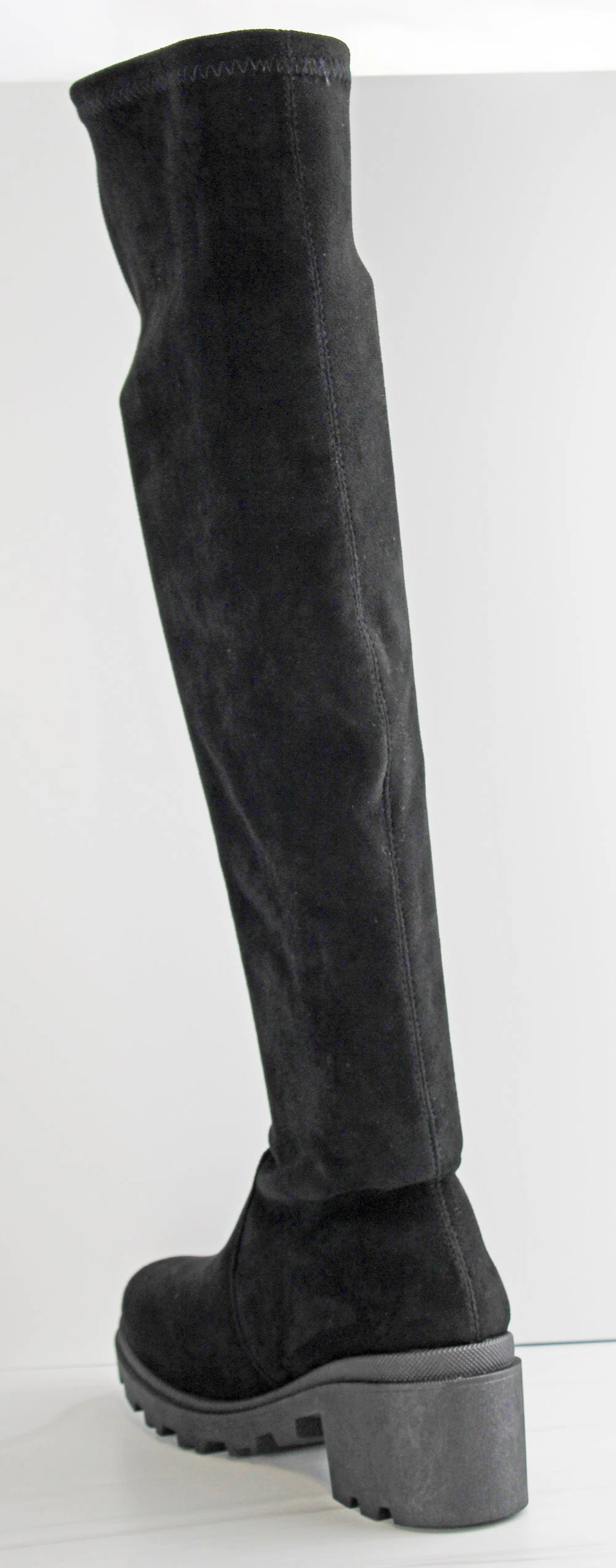 Forever Pacific 83 Women's Platform Lug Sole Knee High Suede Boots 8 Forever Pacific 83 Women's Platform Lug Sole Knee High Suede Boots - Image 6