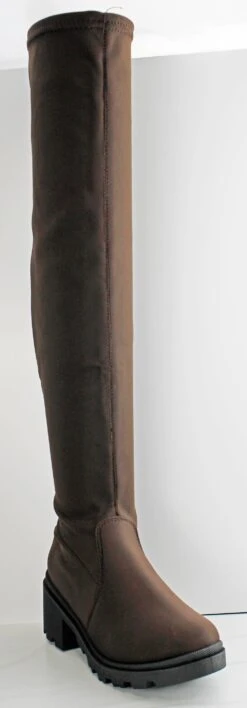 Forever Pacific 84 Women's Platform Lug Sole Knee High Boots