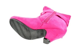 Pauline 18S Little Girls Rhinestone Knee High Kitten Heel Dress Boots -Bamboo Store pauline18s 6