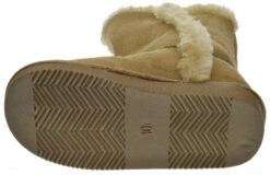 Pom 01KM Girl's Shearling Pom Pom Boots -Bamboo Store pom pom 01k camel 3