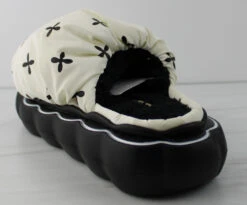 Womens Puffy Platform Plush Slippers -Bamboo Store puffyslideswhite 3