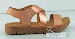 Reform 53K Little Girls Criss Cross Elastic Strap Flat Sandals -Bamboo Store reform53k 2 bfe715a0 8ab8 492b b6cb 4966c210180d