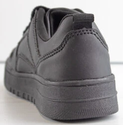 Rexx 01K Little Girl's Lace Up Low Top Casual Sneakers -Bamboo Store rexx01kblk