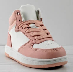 Forever Rexx 12K Little Girl's Lace Up High Top Casual Sneakers