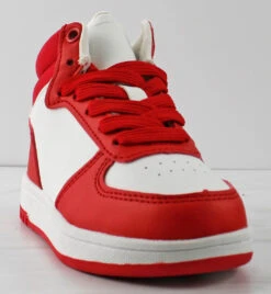 Forever Rexx 12K Little Girl's Lace Up High Top Casual Sneakers -Bamboo Store rexx12kred3