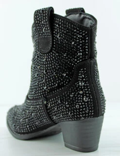 River 01K Little Girl's Rhinestone Pointed Toe Cowboy Boots -Bamboo Store river01k 2