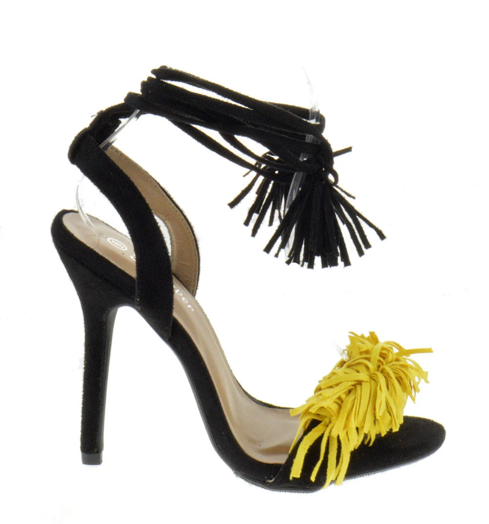 Forever Rubina 57 Women's Fringe Open Toe High Heel Sandals 16 Forever Rubina 57 Women's Fringe Open Toe High Heel Sandals - Image 14