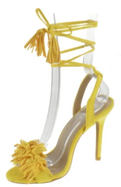 Forever Rubina 57 Women's Fringe Open Toe High Heel Sandals 32 Forever Rubina 57 Women's Fringe Open Toe High Heel Sandals -Bamboo Store rubina57mus 2