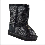 FebeBaby Girls Fur Shearling Sequin Boots 13 FebeBaby Girls Fur Shearling Sequin Boots - Image 11