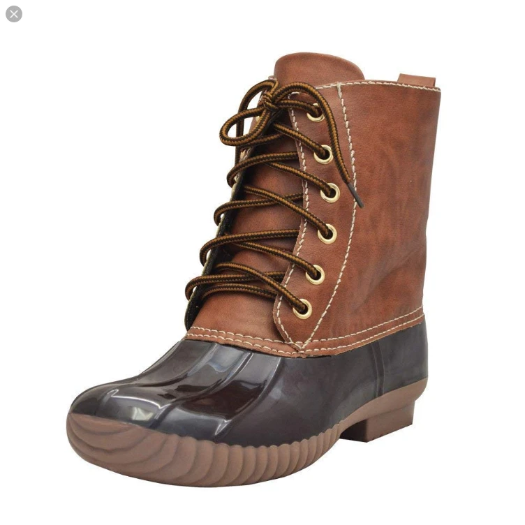 Dylan Women's Two Tone Rain Style Duck Boots 6 Dylan Women's Two Tone Rain Style Duck Boots - Image 4