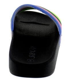 Shine 05 Womens Slides -Bamboo Store shine05blackmulti 3