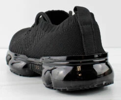 Forever Stream 13K Flyknit Lace Up Athletic Sneakers -Bamboo Store stream13kblack1