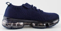 Forever Stream 13K Flyknit Lace Up Athletic Sneakers -Bamboo Store stream13knavy2