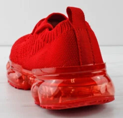 Forever Stream 13K Flyknit Lace Up Athletic Sneakers -Bamboo Store stream13kred1