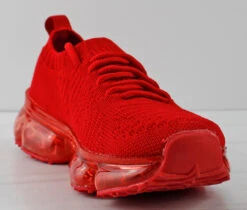 Forever Stream 13K Flyknit Lace Up Athletic Sneakers -Bamboo Store stream13kred3