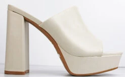 Bamboo Stunning 03 Womens Wide Band Platform Block Heel Sandals -Bamboo Store stunning03ivory3