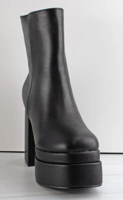 Forever Twice 03 Women's High Platform Chunky High Heeled Booties
