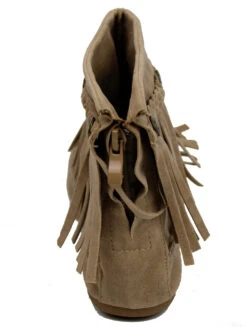 Western 19 Womens Ankle Fringe Moccasin Ankle Boots 36 Western 19 Womens Ankle Fringe Moccasin Ankle Boots -Bamboo Store westernsand 2