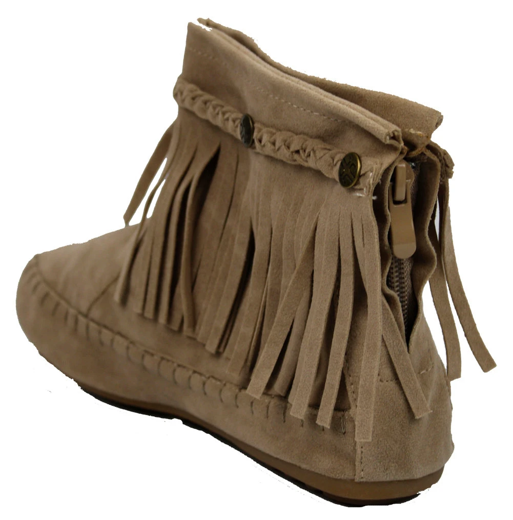 Western 19 Womens Ankle Fringe Moccasin Ankle Boots 20 Western 19 Womens Ankle Fringe Moccasin Ankle Boots - Image 18