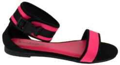 Bamboo Zest 33 Womens Flat Elastic Buckle Sandals -Bamboo Store zest 33 pink 2