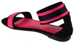 Bamboo Zest 33 Womens Flat Elastic Buckle Sandals -Bamboo Store zest 33 pink 3