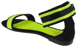 Bamboo Zest 33 Womens Flat Elastic Buckle Sandals -Bamboo Store zest 33 yellow 3